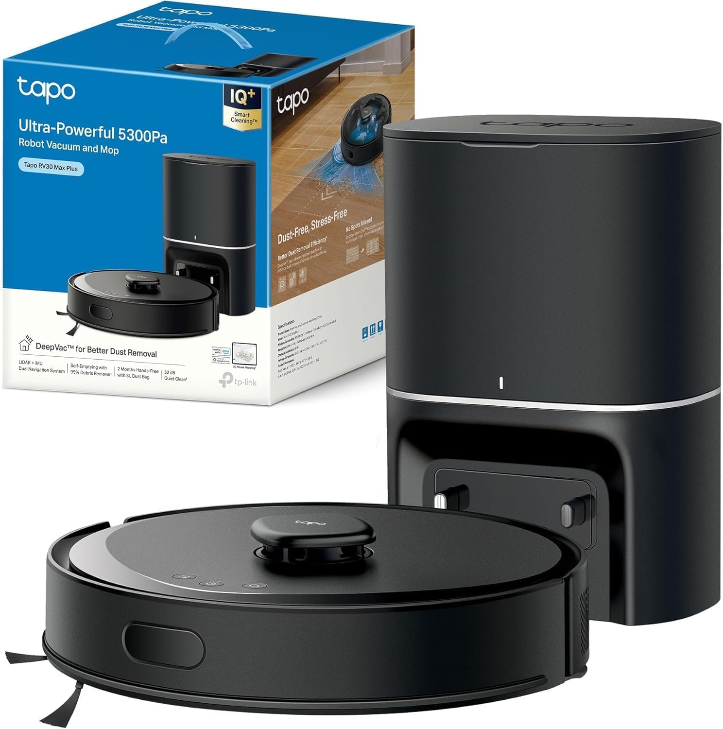 Avis Tapo RV30 Max Plus - Robot laveur ultra performant